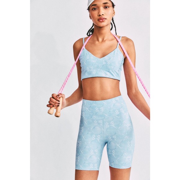 LoveShackFancy Other - LoveShackFancy X Beach Riot Georgia Top in Beaux Blue Tie Dye